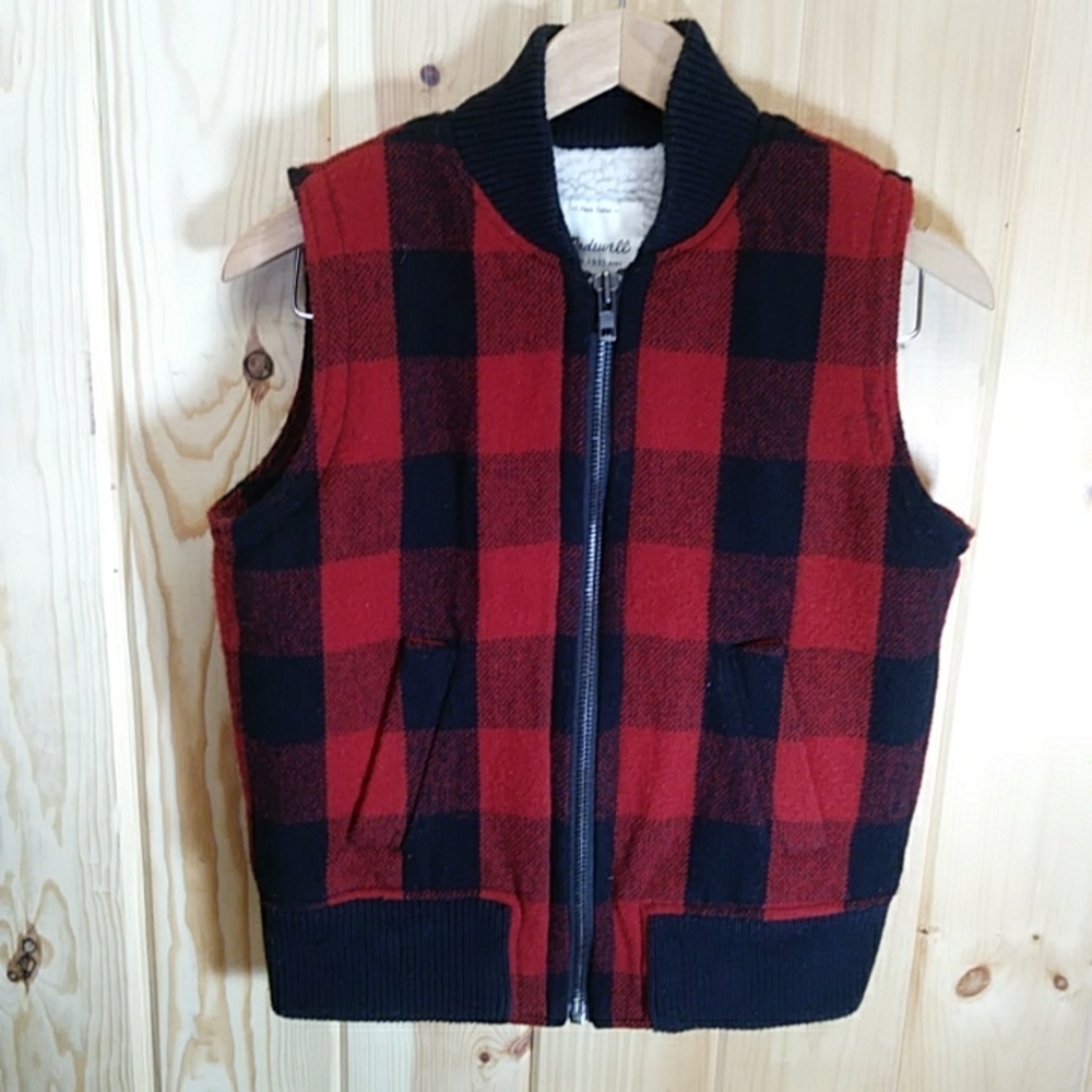 Madewell Buffalo Plaid Vest